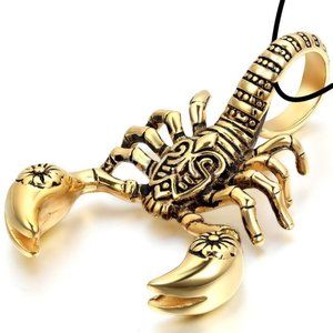 ❤️Scorpion King clavicle pendant necklace for women/men, N90201P216